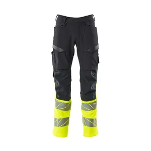 Housut polvipaikoilla He-Vis/Navy