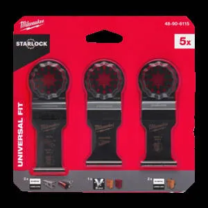 Monitoimityökalun teräsarja puu/met 5-os